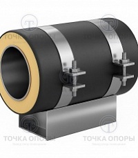 Скользящая опора СПОн 530/710.100 подкладная надземная для труб в ППУ