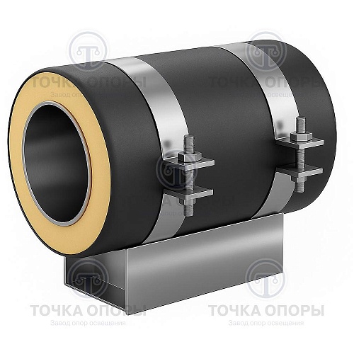 Скользящая опора СПОк 920/1100.150 подкладная канальная для труб в ППУ